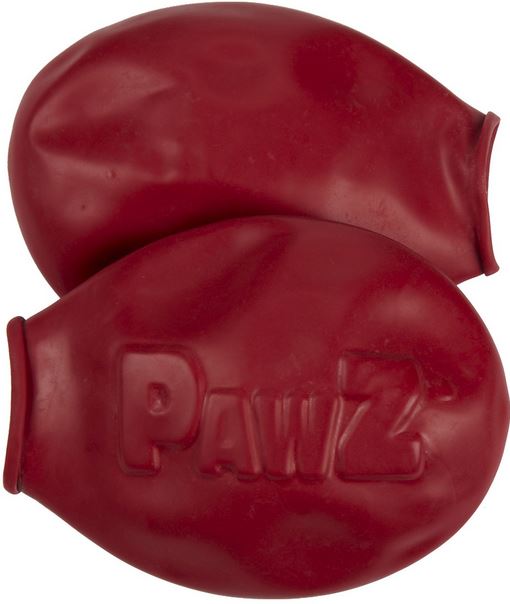 Pawz - Bio boty pro psy S - 12 ks (červené)