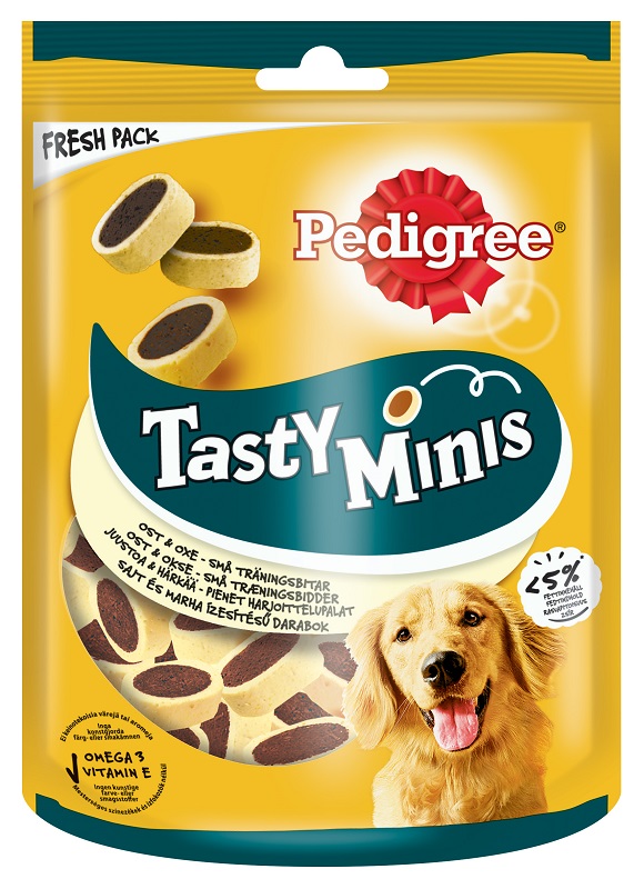 Pedigree Tasty Minis Cheesy Nibbles 140 g