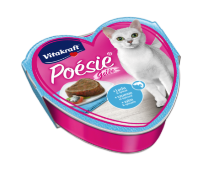 Vitakraft Poésie Gelée s lososem a špenátem pro kočky 85 g