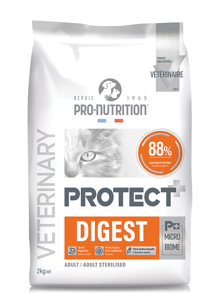 Flatazor Pro-Nutrition PROTECT+ DIGEST Diätfutter für Katzen 2 kg