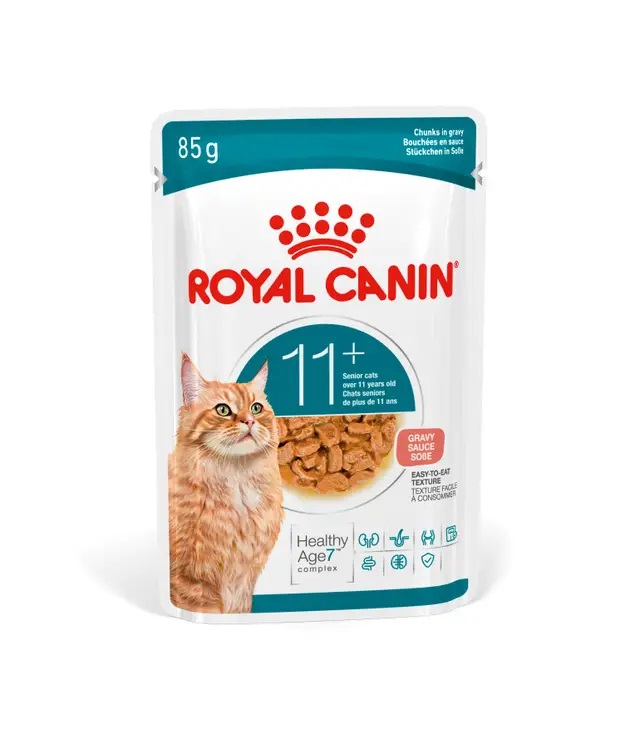 Royal Canin Ageing 11+ Gravy vlhké krmivo pro kočky 12 x 85 g