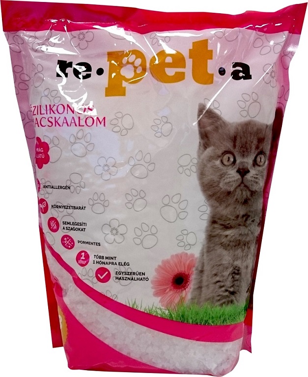 Repeta Katzenstreu mit Silikon mit Blumenduft 3.8 L