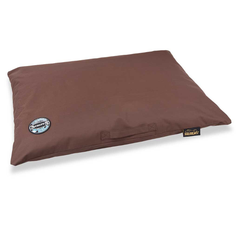Culcuș cu spumă Memory Scruffs Expedition maro 120 x 80 cm