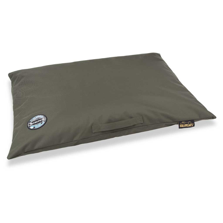 Culcuș cu spumă Memory Scruffs Expedition verde 120 x 80 cm
