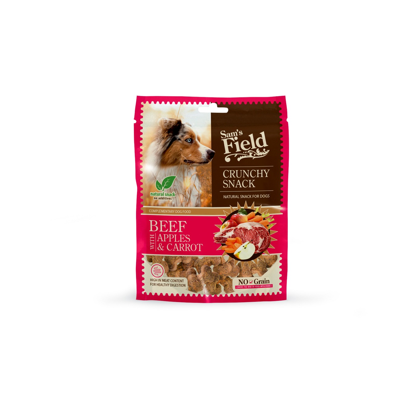 Sam's Field Crunchy Snack - Beef with Apples & Carrot 200 g