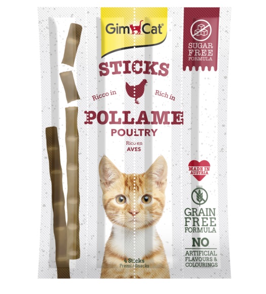 GimCat Sticks jutalomfalat - baromfi 10 db