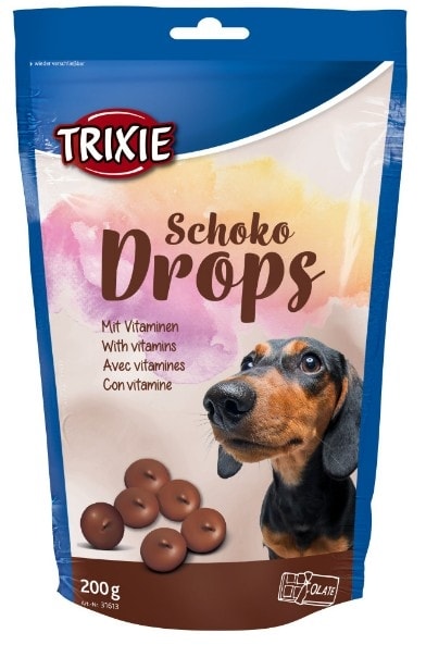 Trixie Schoko Drops - čokoládové bombóny 200 g (TRX31613)