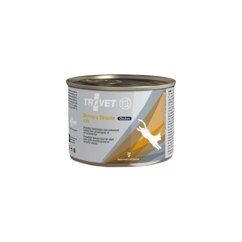 Trovet Urinary Struvite Cat Konzerva s piščancem (ASD) 100 g