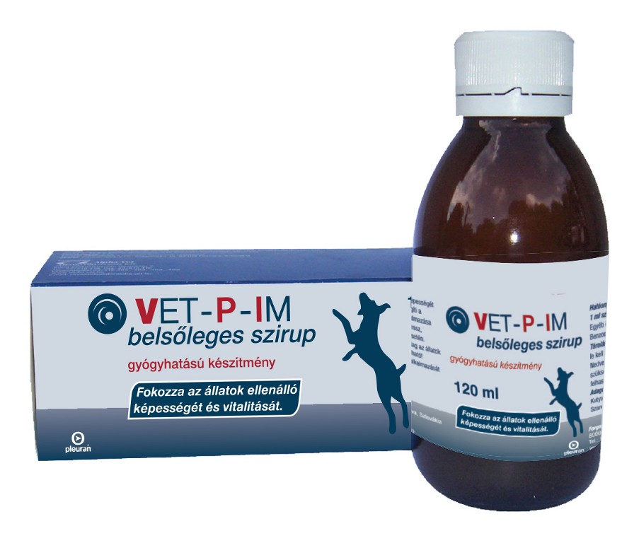 Pleuran Plerasan VET-P-IM Immunbooster Sirup für Tiere 120 ml
